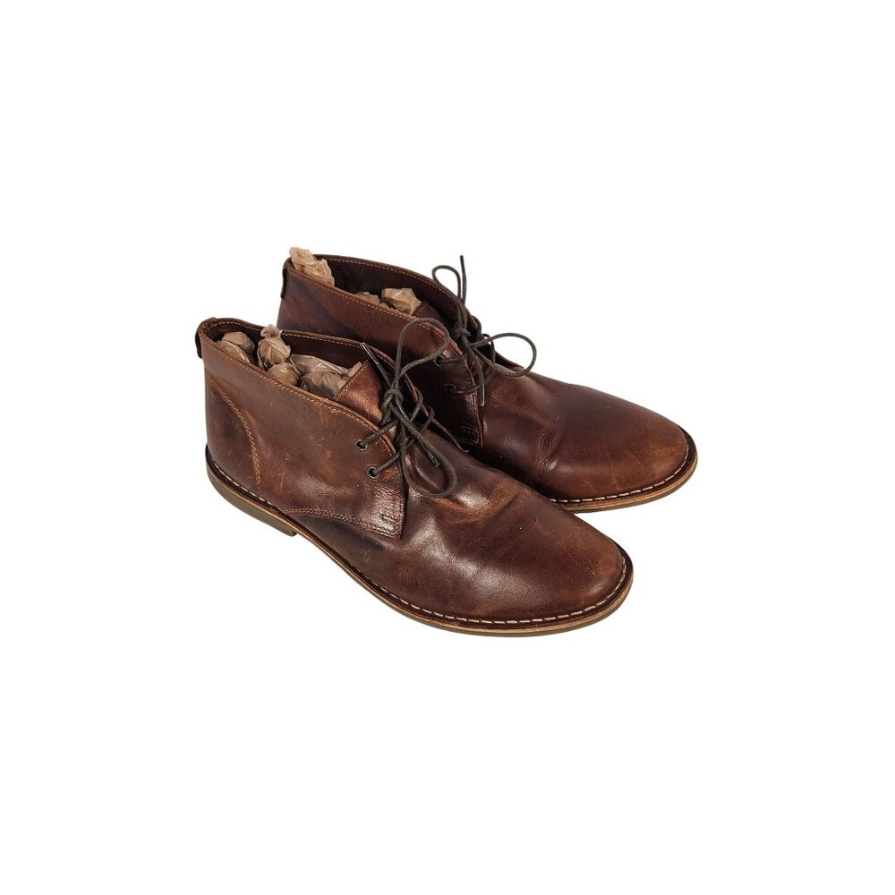 Franco Fortini Mens Dade Chukka  Boots Brown Comfort Preppy US:12